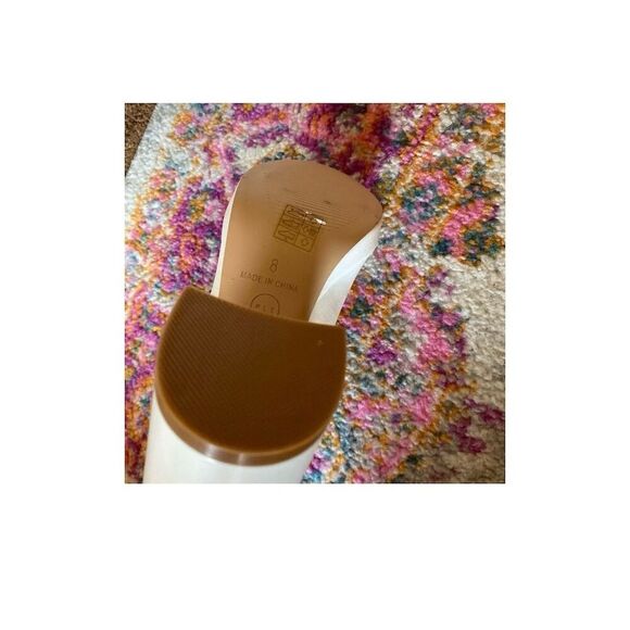 PrettyLittleThing Women's White Over-the-Knee Block Heel Boots Size 8 - Picture 12 of 12